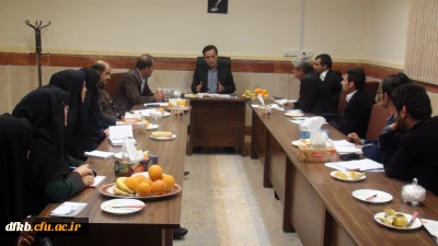 جلسه دکتر نظری با نمایندگان شورای صنفی پردیس های کوثر و شهید ایزدپناه