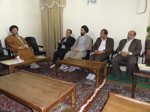 دیدار رئیس،معاون، سرپرستان و معاونان آموزشی دانشگاه فرهنگیان با ‏نماینده ولی فقیه در استان