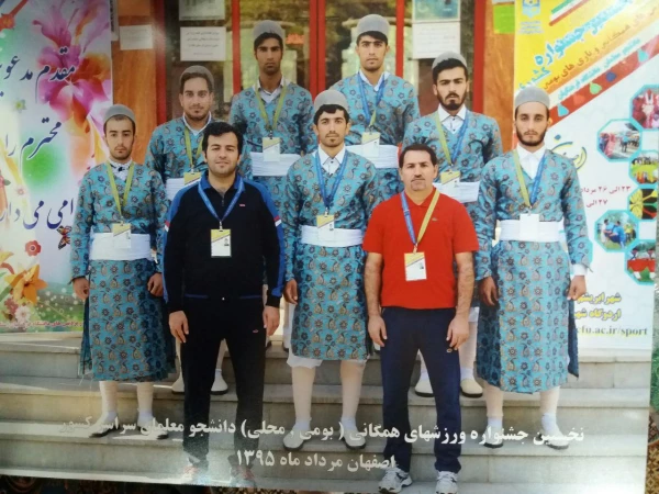 کسب مقام سوم تیمی دانشجو معلمان پردیس شهید ایزدپناه در جشنواره کشوری ورزش های همگانی و بومی محلی