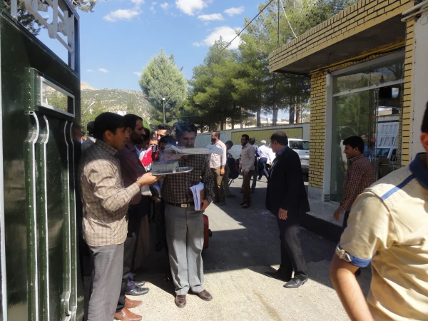 بدرقه کاروان زیارتی دانشجویان پردیس شهید ایزدپناه به مشهد مقدس