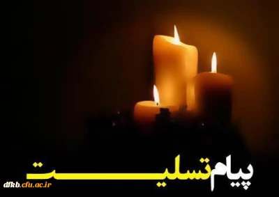 پیام تسلیت دکتر نظری به آقای دستیاران