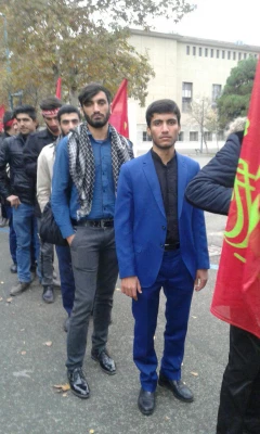 شرکت دانشجویان پردیس شهید ایزدپناه در مراسم عزاداری اربعین حسینی با حضور مقام معظم رهبری