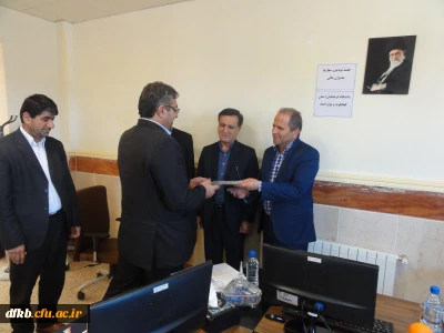 جلسه تکریم و معارفه مدیر مالی دانشگاه فرهنگیان استان برگزار شد