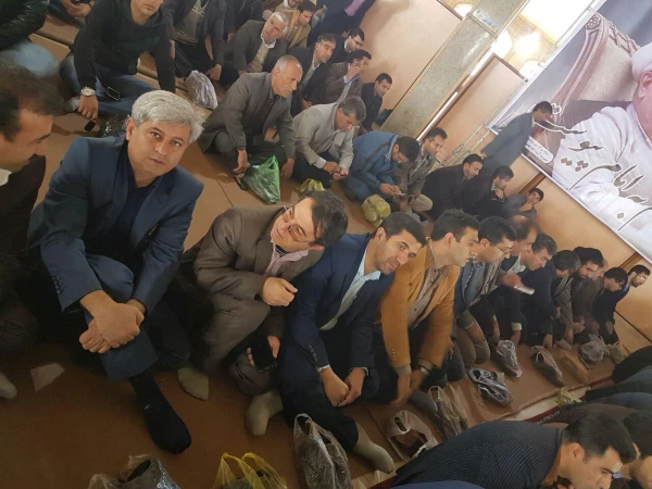 حضور کارکنان پردیس شهید ایزدپناه در مراسم ارتحال حضرت ایه الله هاشمی رفسنجانی