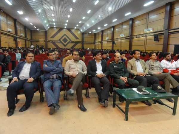 مراسم استقبال از شهدای گمنام در پردیس شهید ایزدپناه برگزار گردید