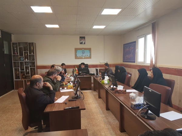 جلسه توجیهی نحوه انتقال نیروهای مامور اداری به دانشگاه فرهنگیان