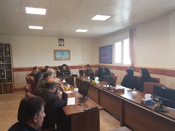 جلسه توجیهی نحوه انتقال نیروهای مامور اداری به دانشگاه فرهنگیان