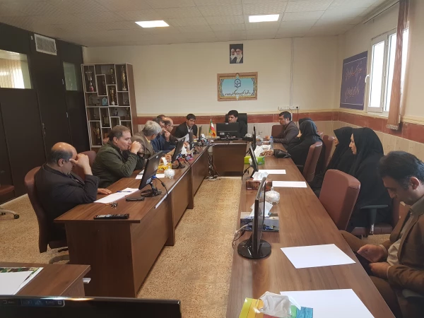 جلسه توجیهی نحوه انتقال نیروهای مامور اداری به دانشگاه فرهنگیان