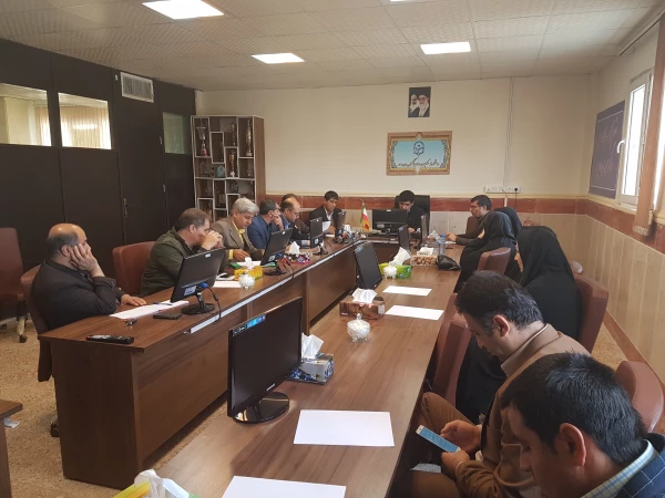 جلسه توجیهی نحوه انتقال نیروهای مامور اداری به دانشگاه فرهنگیان