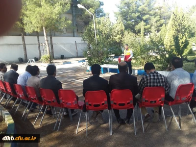 برگزاری دوره آتش نشانی در دانشگاه فرهنگیان