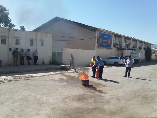 برگزاری دوره آتش نشانی در دانشگاه فرهنگیان 11