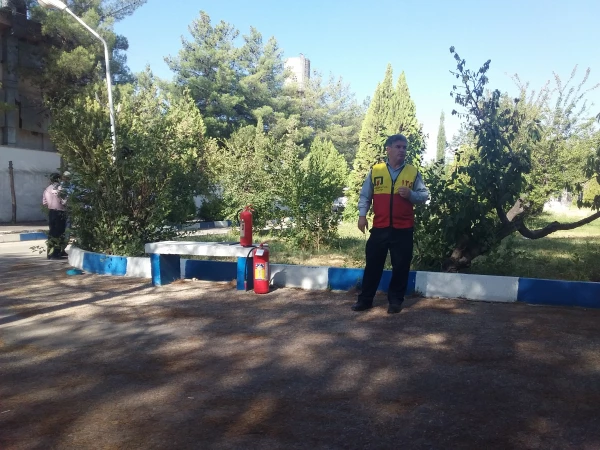 برگزاری دوره آتش نشانی در دانشگاه فرهنگیان 18