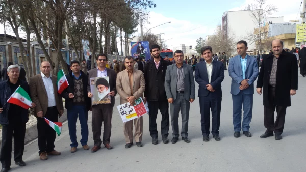 شرکت کارکنان دانشگاه فرهنگیان استان در مراسم گرامی داشت یوم الله 9 دی 3