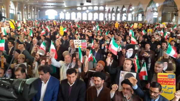 شرکت کارکنان دانشگاه فرهنگیان استان در مراسم گرامی داشت یوم الله 9 دی 8