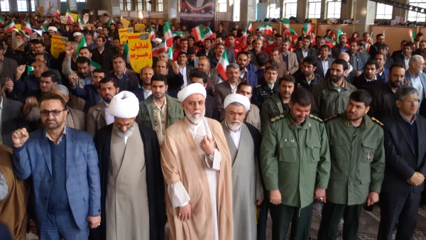 شرکت کارکنان دانشگاه فرهنگیان استان در مراسم گرامی داشت یوم الله 9 دی 9