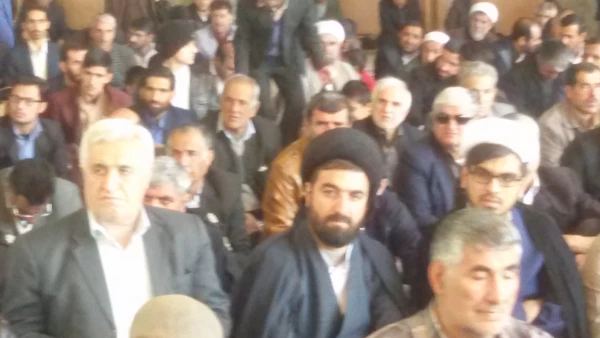 سخنرانی مسئول نهاد نمایندگی مقام معظم رهبری در دانشگاه فرهنگیان استان درخصوص نقش و اهمیت دانشگاه فرهنگیان در نمازگاه(مصلی) بزرگ شهر یاسوج پیش از خطبه های نماز جمعه  2