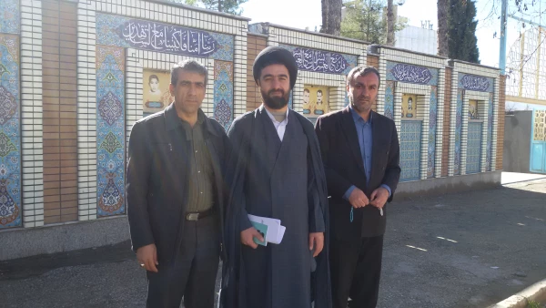 سخنرانی مسئول نهاد نمایندگی مقام معظم رهبری در دانشگاه فرهنگیان استان درخصوص نقش و اهمیت دانشگاه فرهنگیان در نمازگاه(مصلی) بزرگ شهر یاسوج پیش از خطبه های نماز جمعه  2