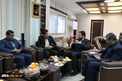 دیدارمدیر امورپردیس های استانی دانشگاه فرهنگیان با مدیرکل صدا و سیمای مرکز استان