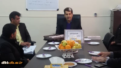 باحضور دکتراحمدی کارشناس مسئول محترم ارزیابی،نظارت و کیفیت سازمان مرکزی دانشگاه فرهنگیان 
دومین جلسه شورای اداری پردیس شهید ایزدپناه یاسوج برگزار شد.