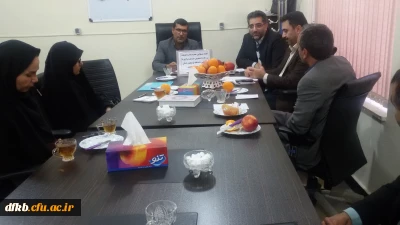 جلسه معاون مدیرکل خدمات و رفاه دانشجویی دانشگاه فرهنگیان کشور با کارکنان پردیس های کوثر و شهید ایزدپناه یاسوج