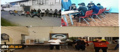 برگزاری مسابقات ورزشی به مناسبت هفته سرای دانشجویی