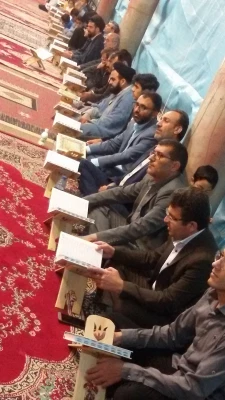 با همکاری دانشگاه فرهنگیان استان و به همت بسیج اساتید این دانشگاه انجام شد:

برگزاری محفل انس با قرآن کریم در حرم مطهر امام زاده شاه قاسم(ع) یاسوج 2